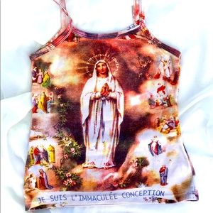 OBO Mary Our Lady Tank Top Religion Catholic
